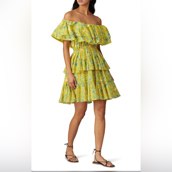 RHODE Dresses & Skirts - RHODE Off the Shoulder Dotty Dress Size Small and Large